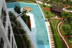 Construcción de piscina en condominio residencial